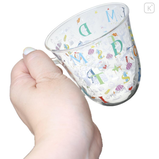 Japan Moomin Glass Mug - Moomin : Characters Silhouette Colorful - 2