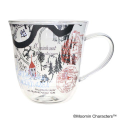 Japan Moomin Glass Mug - Moomin : Characters Forest