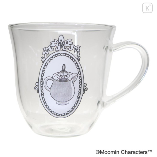 Japan Moomin Glass Mug - Little My : Drawing Happy Moment - 1