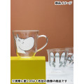 Japan Moomin Glass Mug - Moomintroll : Relax - 3