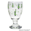 Japan Moomin Glass Cup - Snufkin : Music Green - 1