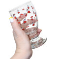 Japan Moomin Glass Cup - Little My : Umbrella Red - 2