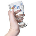 Japan Moomin Glass Cup - Moomintroll : Window Blue - 2