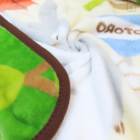 Japan Ghibli Fluffy Blanket - Totoro : Bus Stop Tree - 2