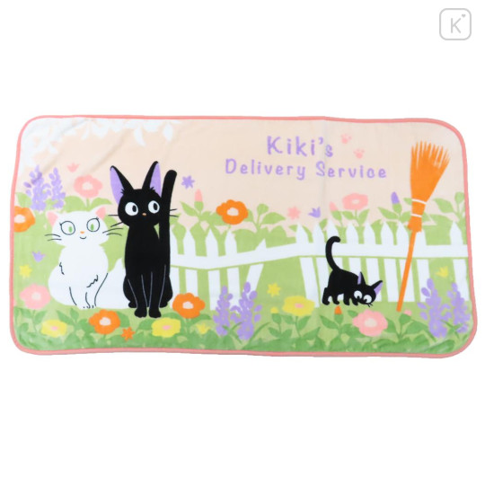 Japan Ghibli Fluffy Blanket - Kiki's Delivery Service : Jiji Family Garden - 1