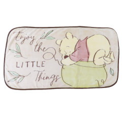 Japan Disney Fluffy Blanket - Pooh : Enjoy Little Things