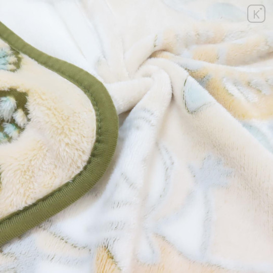 Japan Moomin Fluffy Blanket - Little My & Moomintroll : Happy Flower - 2