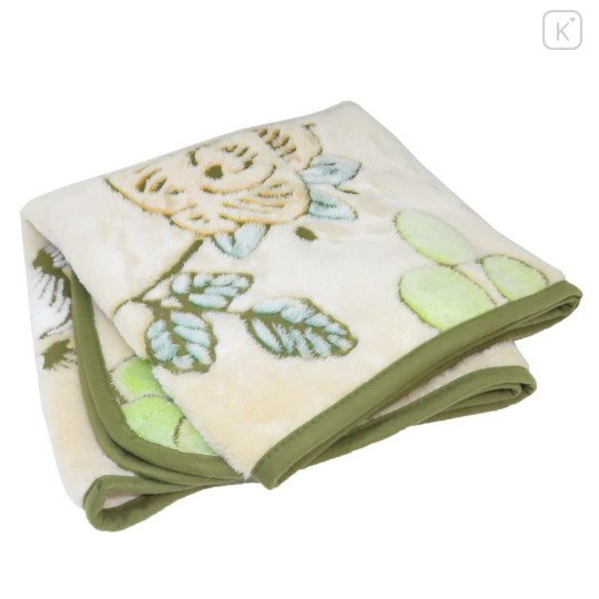 Japan Moomin Fluffy Blanket - Little My & Moomintroll : Happy Flower - 3