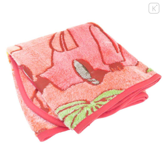 Japan Moomin Fluffy Blanket - Little My : Flower Pink Red - 3