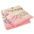 Japan Sanrio Fluffy Blanket - Characters Flower Pink - 3