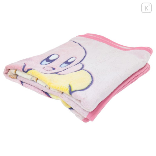 Japan Kirby Fluffy Blanket - Kirby & Waddle Dee : Star Pink - 2