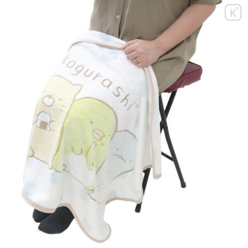 Japan San-X Fluffy Blanket - Sumikko Gurashi : Relax Time - 4