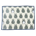 Japan Ghibli Fluffy Lap Blanket - Totoro : Grey Silhouette - 1