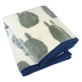 Japan Ghibli Fluffy Lap Blanket - Totoro : Grey Silhouette - 3