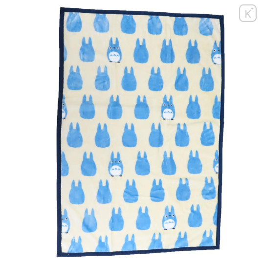 Japan Ghibli Throw Blanket - Totoro : Blue Silhouette - 1