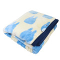 Japan Ghibli Throw Blanket - Totoro : Blue Silhouette - 3