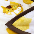 Japan Ghibli Fluffy Throw Blanket - My Neighbor Totoro : Bus Cat Silhouette - 2