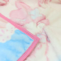 Japan Sanrio Fluffy Lap Blanket - My Melody : Rose Pink Blue - 2