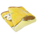 Japan Sanrio Fluffy Lap Blanket - Pompompurin : Friends Deep Yellow - 3