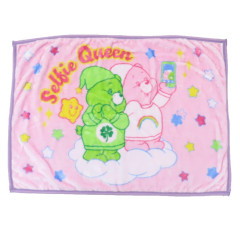 Japan Care Bears Fluffy Lap Blanket - Pink Sky