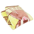 Japan Curious George Fluffy Lap Blanket - Good Morning - 3