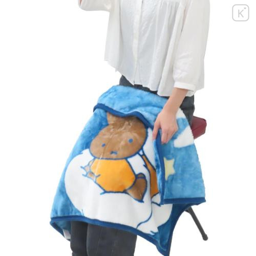 Japan Miffy Fluffy Lap Blanket - Miffy : Star Night - 4