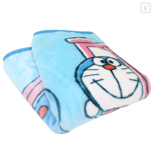 Japan Doraemon Fluffy Lap Blanket - Doraemon : Anywhere Door - 3