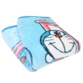 Japan Doraemon Fluffy Lap Blanket - Doraemon : Anywhere Door - 3