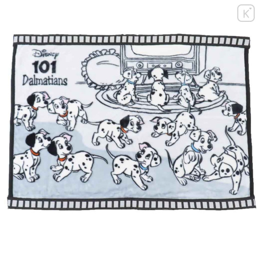 Japan Disney Fluffy Lap Blanket - 101 Dalmatians - 1