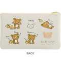 Japan San-X Flat Pen Pouch - Kiiroitori & Rilakkuma : Rilakkuma Stay with Me Pancake - 2