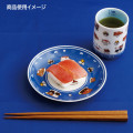 Japan San-X Ceramic Plate - Rilakkuma : Anytime Sushi Blue - 3