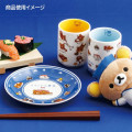 Japan San-X Ceramic Plate - Rilakkuma : Anytime Sushi Blue - 4