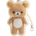 Japan San-X Pass Case Card Holder with Coil - Rilakkuma : Photo Series - 2
