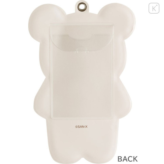 Japan San-X Pass Case Card Holder with Coil - Rilakkuma : Photo Series - 3