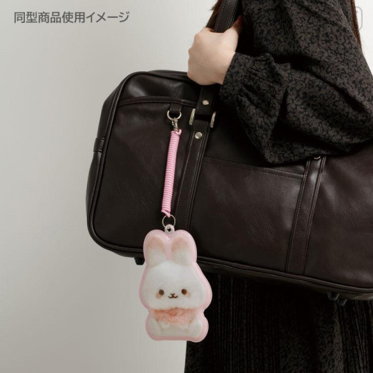 Japan San-X Pass Case Card Holder with Coil - Rilakkuma : Photo Series - 5