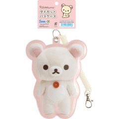 Japan San-X Pass Case Card Holder with Coil - Korilakkuma : Photo Series