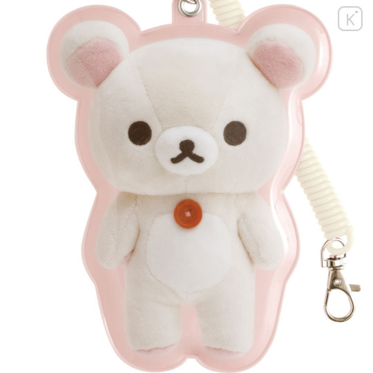 Japan San-X Pass Case Card Holder with Coil - Korilakkuma : Photo Series - 2