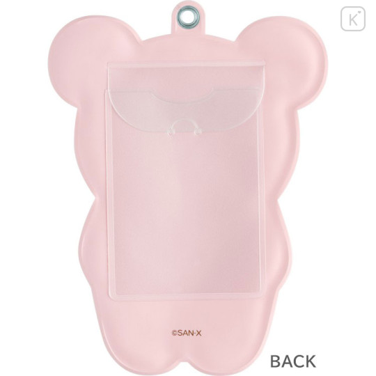 Japan San-X Pass Case Card Holder with Coil - Korilakkuma : Photo Series - 3