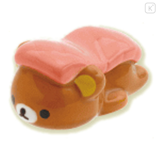 Japan San-X Porcelain Chopstick Rest - Rilakkuma : Anytime Sushi Tuna - 1