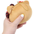 Japan Sanrio Face-shaped Pouch - Hello Kitty : Retro Heisei Kogal Uniform - 2