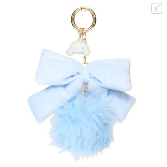 Japan Sanrio Dangling Tail Mascot Bag Charm - Cinnamoroll : Big Ribbon - 1