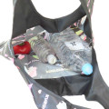 Japan Sanrio Eco Shopping Bag With Pouch - Characters Black - 3