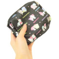 Japan Sanrio Eco Shopping Bag With Pouch - Characters Black - 4