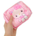 Japan Sanrio Eco Shopping Bag With Pouch - Hello Kitty : Cat Performance Pink - 4