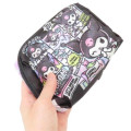 Japan Sanrio Eco Shopping Bag With Pouch - Kuromi : 20th Anniversary Black Pink - 4