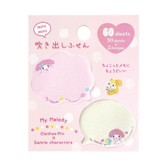 Japan Sanrio Die-cut Sticky Notes - My Melody : Speech Bubble C