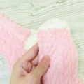 Japan Sanrio Knitted Boa Socks - Hello Kitty : Pink - 3