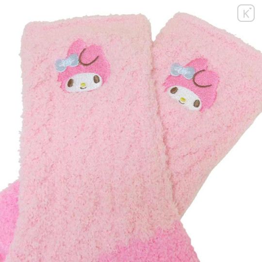 Japan Sanrio Knitted Boa Socks - My Melody : Pink - 2