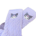 Japan Sanrio Knitted Boa Socks - Kuromi : Purple - 2