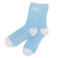 Japan Sanrio Knitted Boa Socks - Cinnamoroll : Blue - 1